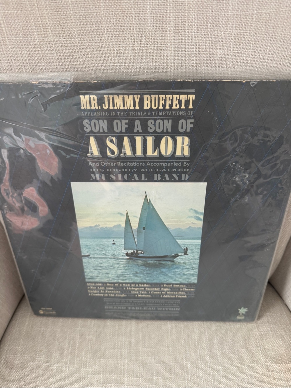 Mr. Jimmy Buffett "Son of a Son of a Sailor" Vinyl LP - Navy/Light Blue